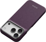Pitaka iPhone 17 Pro/iPhone 18 Pro Kuori Edge MagSafe Charoite Purple