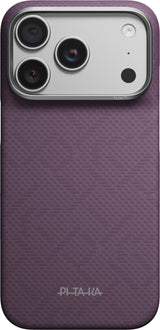 Pitaka iPhone 17 Pro/iPhone 18 Pro Kuori Edge MagSafe Charoite Purple