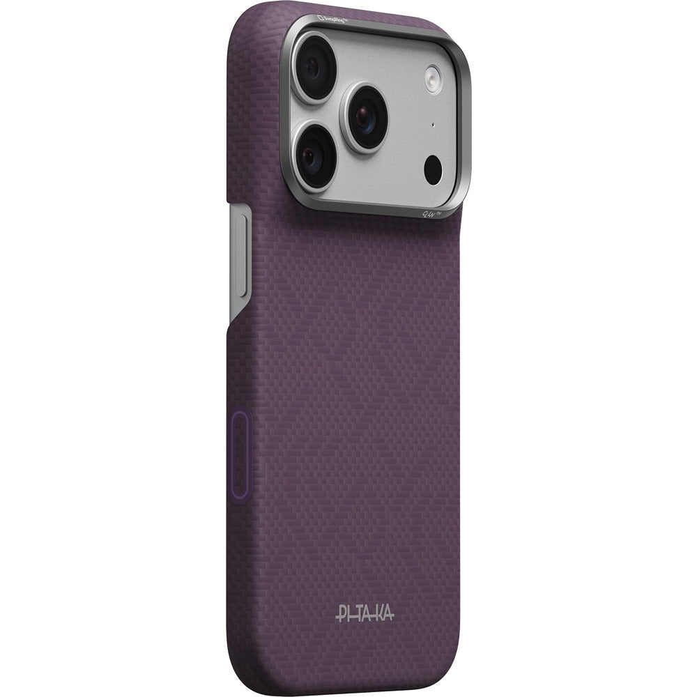 Pitaka iPhone 17 Pro/iPhone 18 Pro Kuori Edge MagSafe Charoite Purple