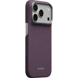 Pitaka iPhone 17 Pro/iPhone 18 Pro Kuori Edge MagSafe Charoite Purple