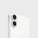 MobileFriend iPhone 16/16 Plus/iPhone 17 Kameraskydd Linsring Bling
