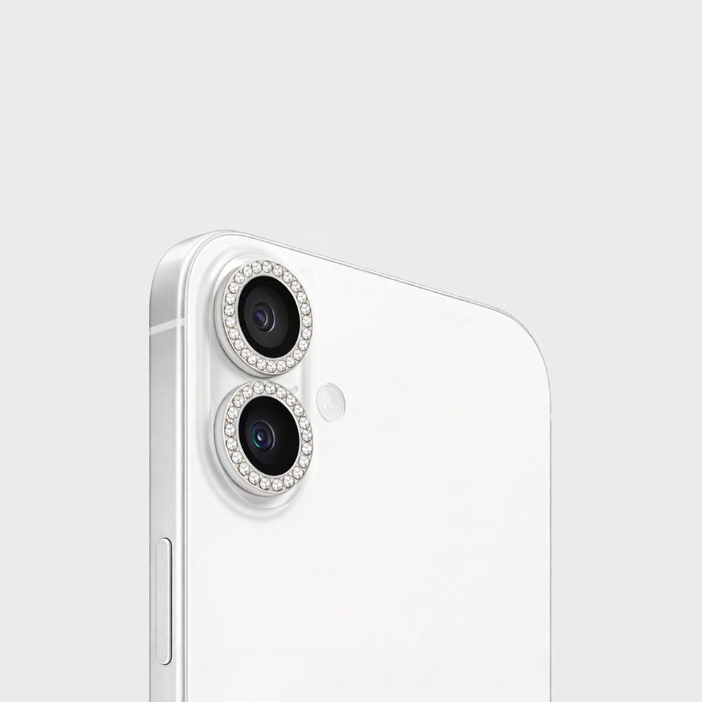 MobileFriend iPhone 16/16 Plus/iPhone 17 Kameran linssuojas Linssormus Bling