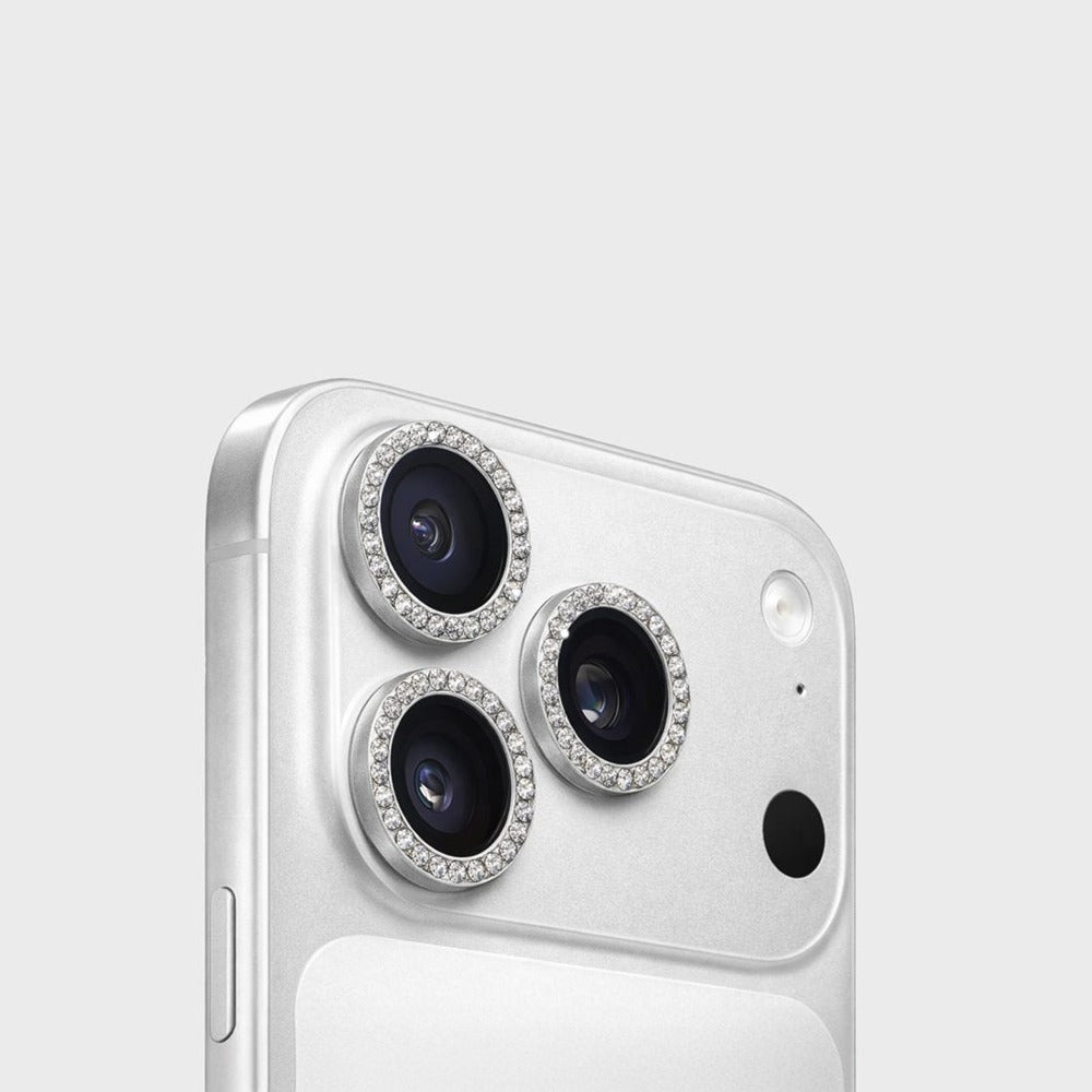 MobileFriend iPhone 17 Pro/iPhone 17 Pro Max Kameran linssinsuojus Linsring Bling