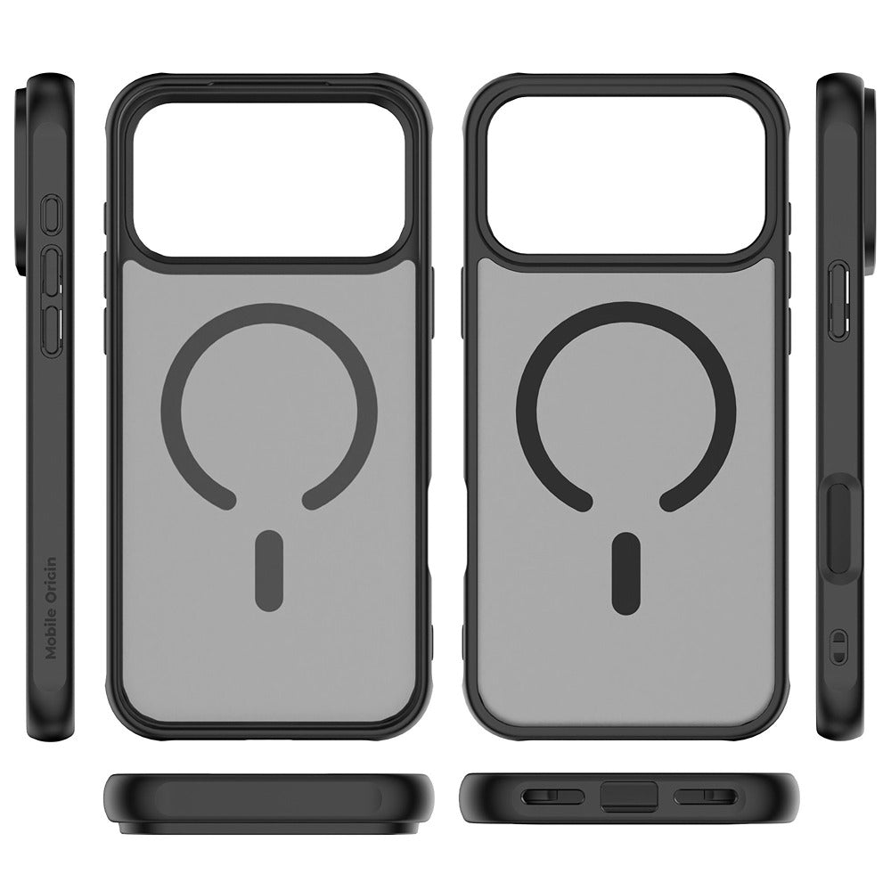 Mobile Origin iPhone 18 Pro Max Kuori Easy Case MagSafe Musta