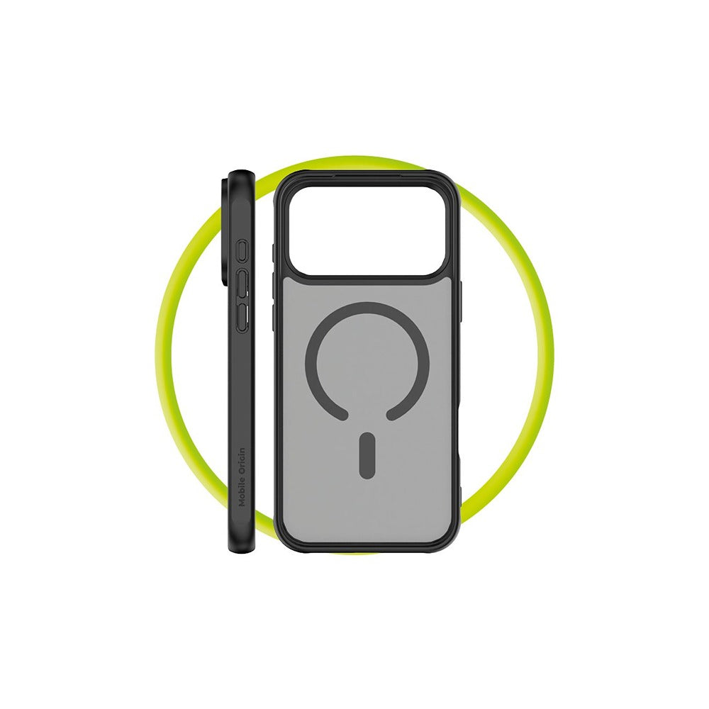 Mobile Origin iPhone 18 Pro Max Kuori Easy Case MagSafe Musta