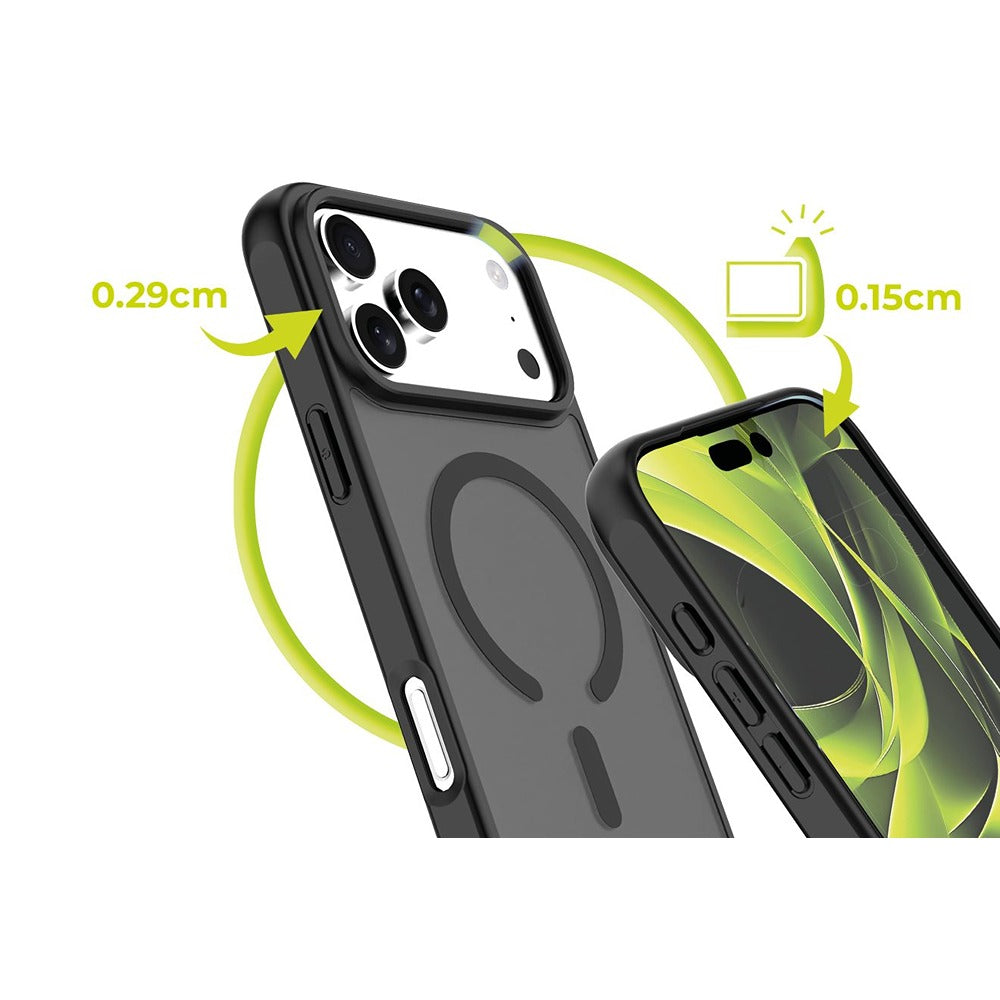 Mobile Origin iPhone 18 Pro Max Kuori Easy Case MagSafe Musta