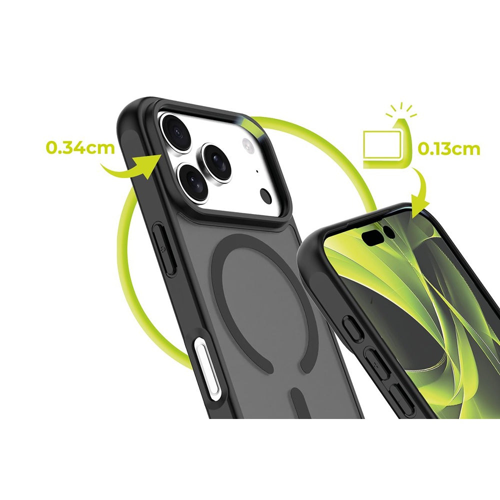 Mobile Origin iPhone 18 Pro Kuori Easy Case MagSafe Musta