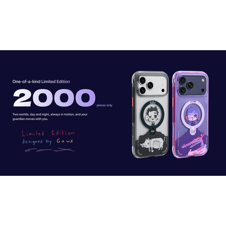 Torras iPhone 17 Pro Kuori Ostand Q3 Air Gawx Neon Night Muse
