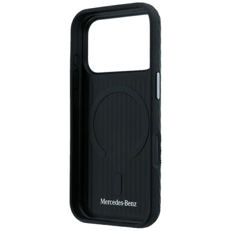 Mercedes Benz iPhone 17 Pro/iPhone 18 Pro Kuori nahkainen puukuosi Musta