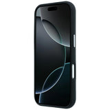 Mercedes Benz iPhone 17 Pro Max/iPhone 18 Pro Max Kuori Leather Iconic Line Musta