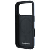 Mercedes Benz iPhone 17 Pro Max/iPhone 18 Pro Max Kuori Leather Iconic Line Sininen