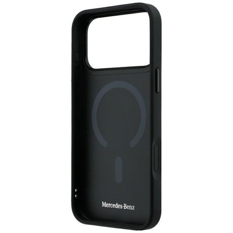 Mercedes Benz iPhone 17 Pro Max/iPhone 18 Pro Max Kuori Leather 3D MagSafe Musta
