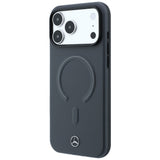 Mercedes Benz iPhone 17 Pro Max/iPhone 18 Pro Max Kuori Leather 3D MagSafe Harmaa