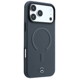 Mercedes Benz iPhone 17 Pro Max/iPhone 18 Pro Max Kuori Leather 3D MagSafe Harmaa