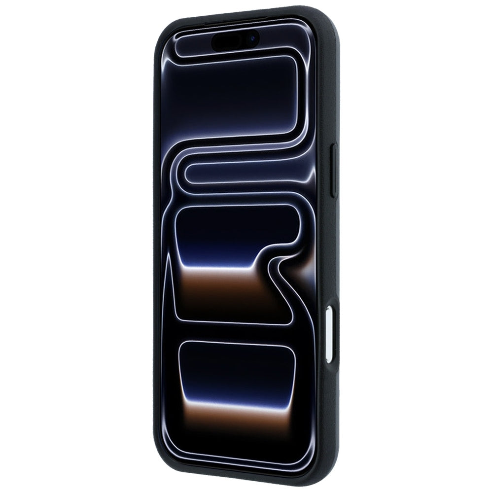 Mercedes Benz iPhone 17 Pro Max/iPhone 18 Pro Max Kuori Leather 3D MagSafe Harmaa