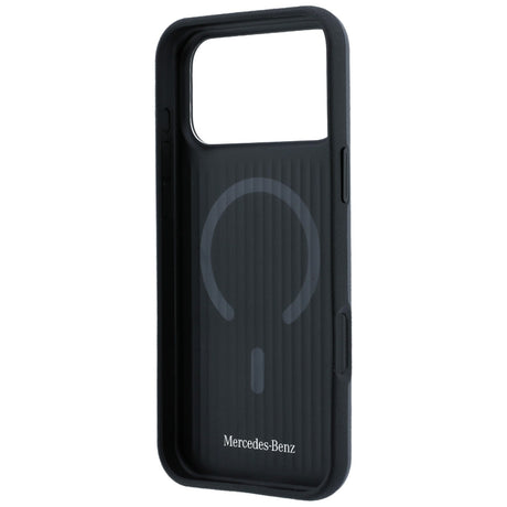 Mercedes Benz iPhone 17 Pro Max/iPhone 18 Pro Max Kuori Leather 3D MagSafe Harmaa