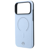 Mercedes Benz iPhone 17 Pro Max/iPhone 18 Pro Max Kuori Leather 3D MagSafe Sininen