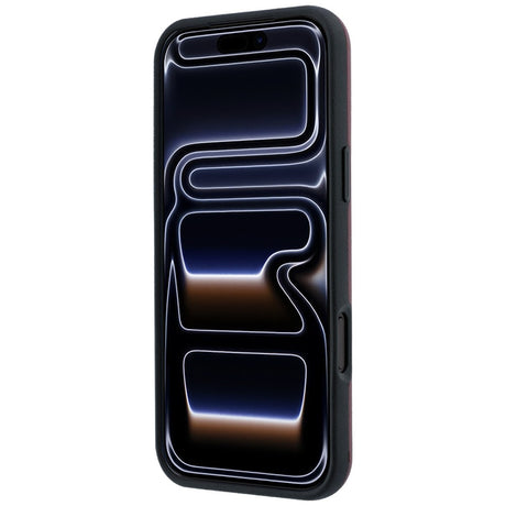 Mercedes Benz iPhone 17 Pro Max/iPhone 18 Pro Max Kuori nahkaa, 3D MagSafe, viininpunainen