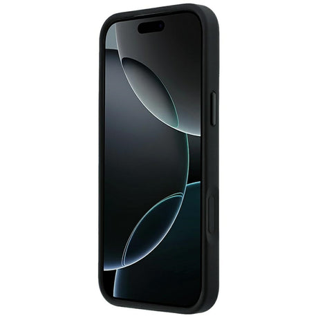 Mercedes Benz iPhone 17 Pro Max/iPhone 18 Pro Max Kuori Leather Crossed Lines Musta