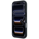 Mercedes Benz iPhone 17 Pro/iPhone 18 Pro -kuori nahkaa, rengasteline, Musta