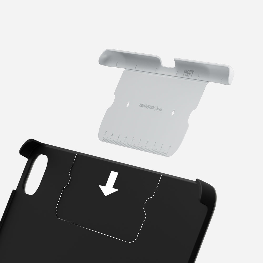 MOFT iPad Pro 12.9 (gen 4/5/6)/iPad Air 13 (M2/M3/M4) Kotelo Dynamic Folio Jet Black