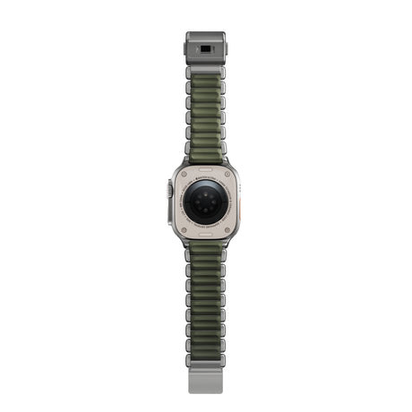 Nomad Apple Watch 45/46mm/Ultra 49mm Ranneke Stratos Band Natural Forest