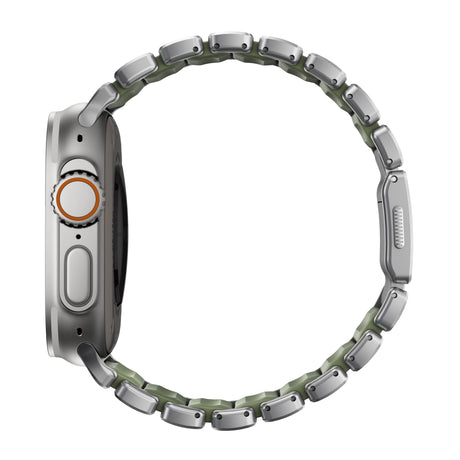 Nomad Apple Watch 45/46mm/Ultra 49mm Ranneke Stratos Band Natural Forest