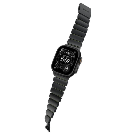 Nomad Apple Watch 45/46mm/Ultra 49mm Ranneke Stratos Band Musta Forest