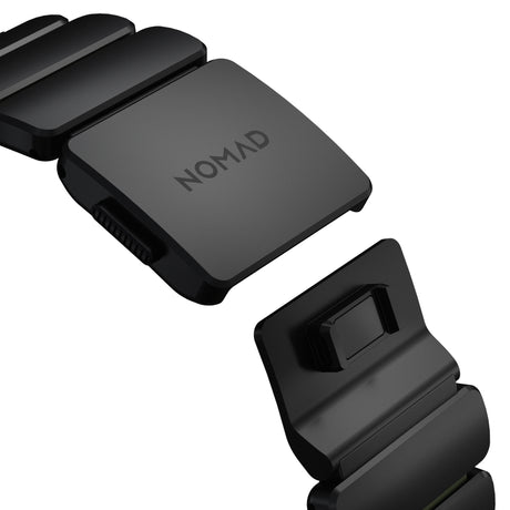 Nomad Apple Watch 45/46mm/Ultra 49mm Ranneke Stratos Band Musta Forest