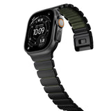 Nomad Apple Watch 45/46mm/Ultra 49mm Ranneke Stratos Band Musta Forest