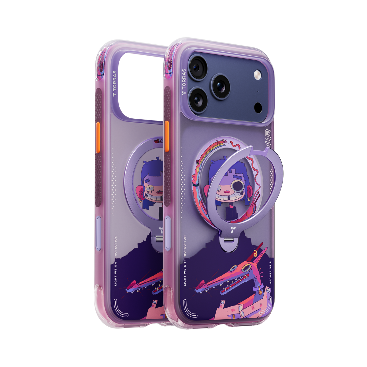 Torras iPhone 17 Pro Max Kuori Ostand Q3 Air Gawx Neon Night Muse