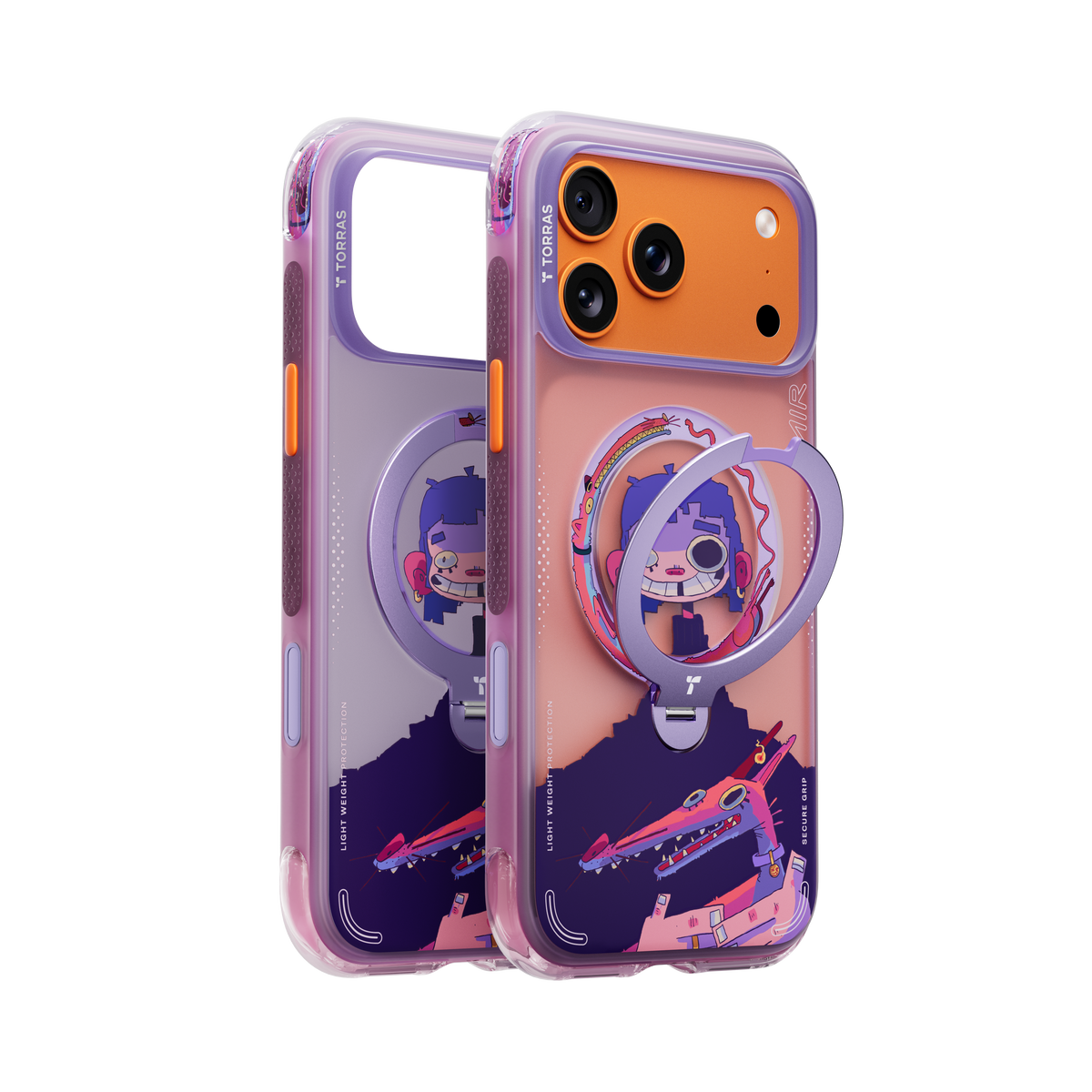 Torras iPhone 17 Pro Kuori Ostand Q3 Air Gawx Neon Night Muse