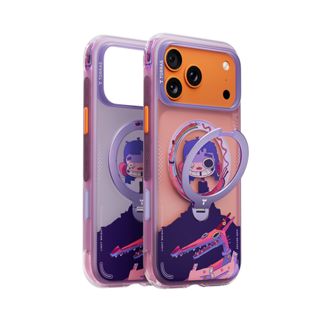 Torras iPhone 17 Pro Max Kuori Ostand Q3 Air Gawx Neon Night Muse