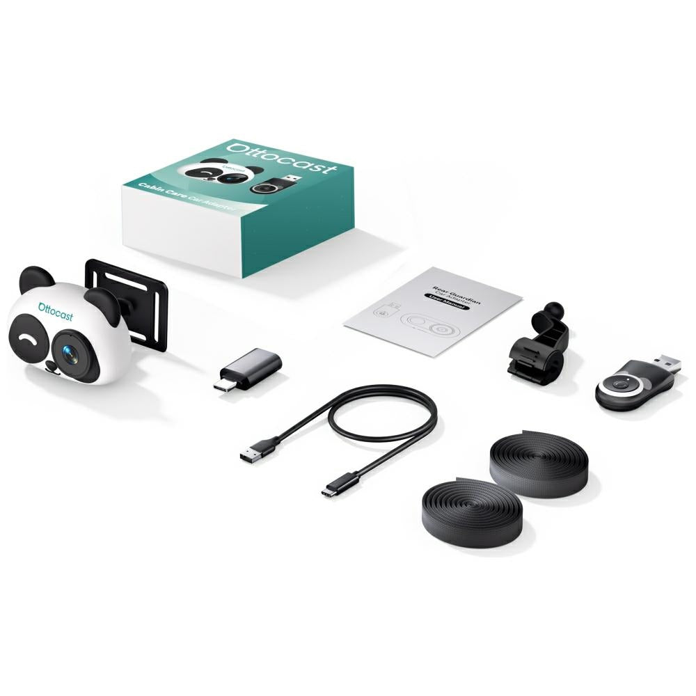 Ottocast Cabin Care Langaton Apple CarPlay Adapterit Kamera Valkoinen