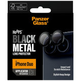 PanzerGlass iPhone Duo Kameran linssinsuojus Hoops Musta
