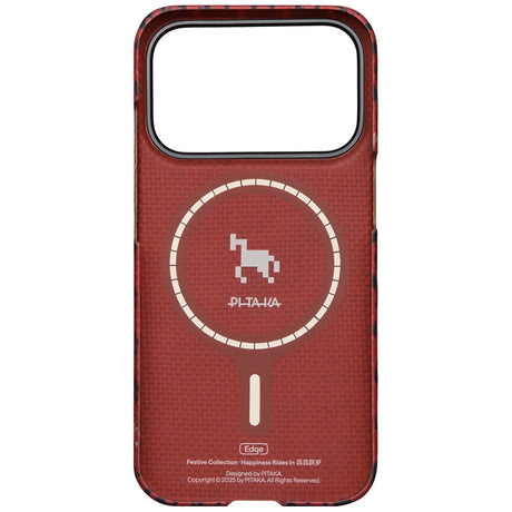 Pitaka iPhone 17 Pro Max Kuori Edge MagSafe Maroon