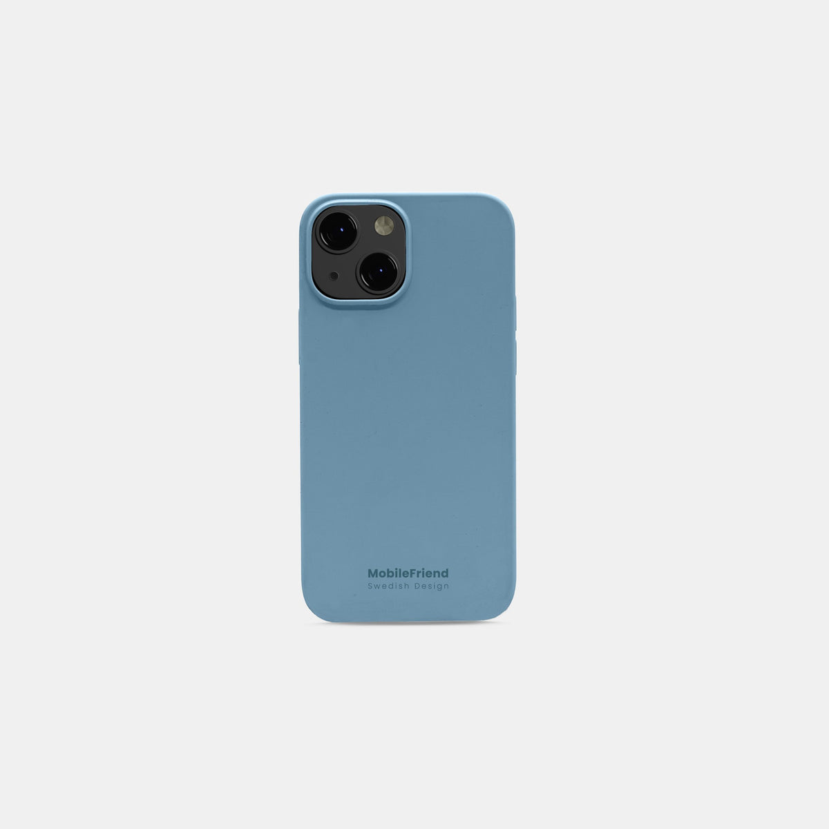 MobileFriend iPhone 12 Mini/iPhone 13 Mini Kuori Silikoni Tyynenmeren sininen