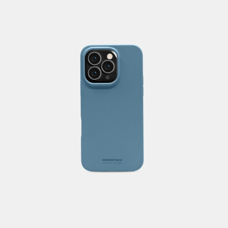 MobileFriend iPhone 15 Pro Max Skal Silikon Pacific Blue