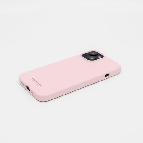 MobileFriend iPhone 13/14/15/16e/17e Skal Silikon Rosa