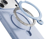 Torras iPhone 18 Pro Kuori Ostand Q3 Silicone Sininen