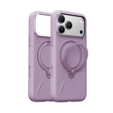 Torras iPhone 18 Pro Kuori Ostand Q3 Silicone Violetti