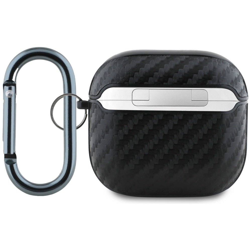 Red Bull AirPods 4 Kuori Carbon Logo Musta