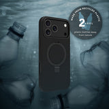 dbramante1928 iPhone 17 Pro Max/iPhone 18 Pro Max Kuori Roskilde MagSafe Kick ICON Midnight