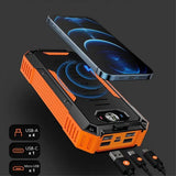 SiGN Powerbank aurinkopaneeleilla & langattomalla latauksella 20 000 mAh