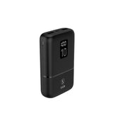 SiGN Mini Powerbank med Display 10 000mAh Musta