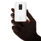 SiGN Mini Powerbank med Display 10 000mAh Valkoinen