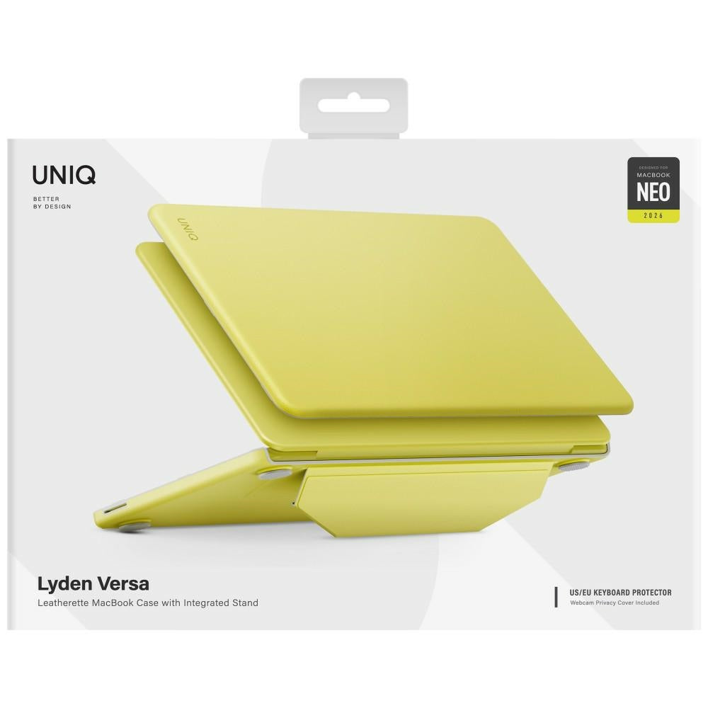 Uniq MacBook Neo 13 Kuori Lyden Versa Keltainen