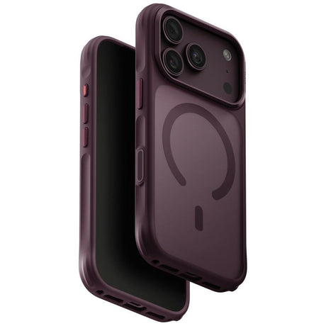Uniq iPhone 17 Pro/iPhone 18 Pro Kuori Veren MagClick Burgundy