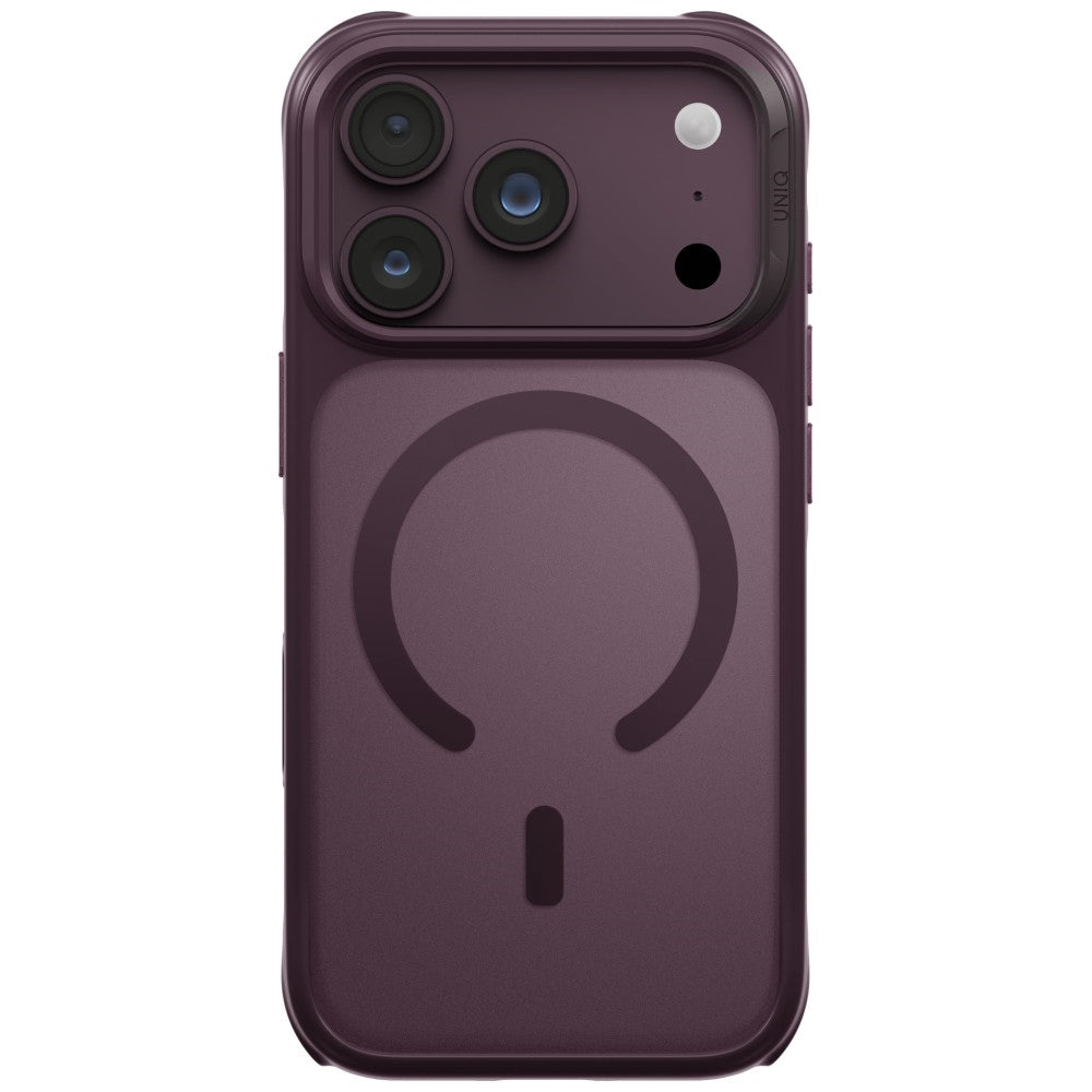 Uniq iPhone 17 Pro/iPhone 18 Pro Kuori Veren MagClick Burgundy