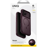 Uniq iPhone 17 Pro Max/iPhone 18 Pro Max Kuori Veren MagClick Burgundi